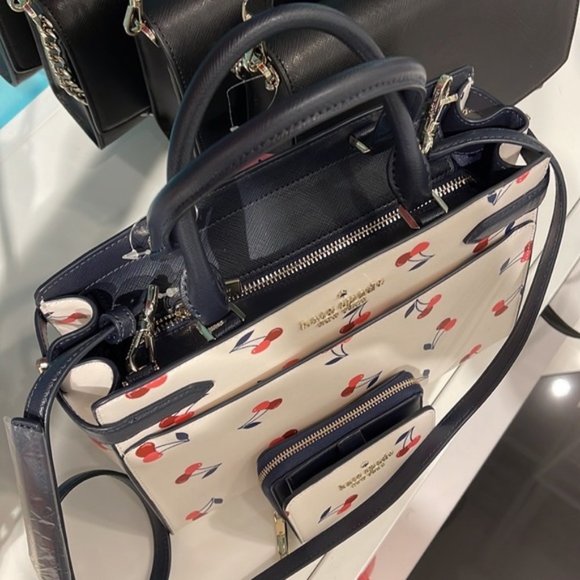 Kate Spade Staci Medium Satchel & Kate Spade Small Zip Around Bifold Wallet - Picture 6 of 16